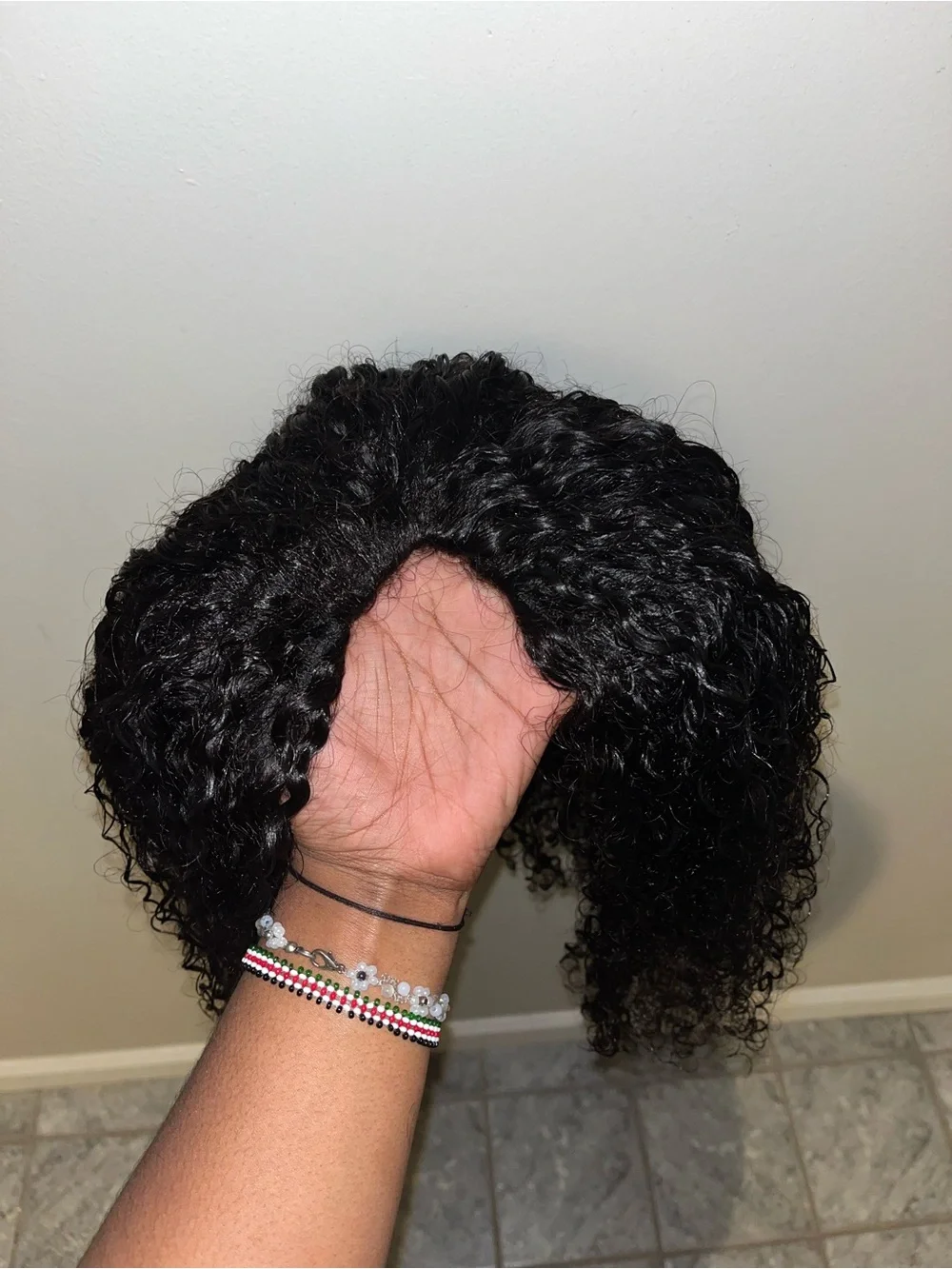 ISEE Kinky curly 18” v-part wig